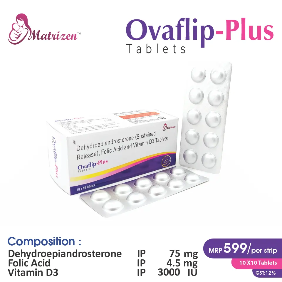 Dehydroepiandrosterone + Folic Acid Tablet at the best price in PCD Pharma Franchise for Hormonal Supplement, and Immune Support.